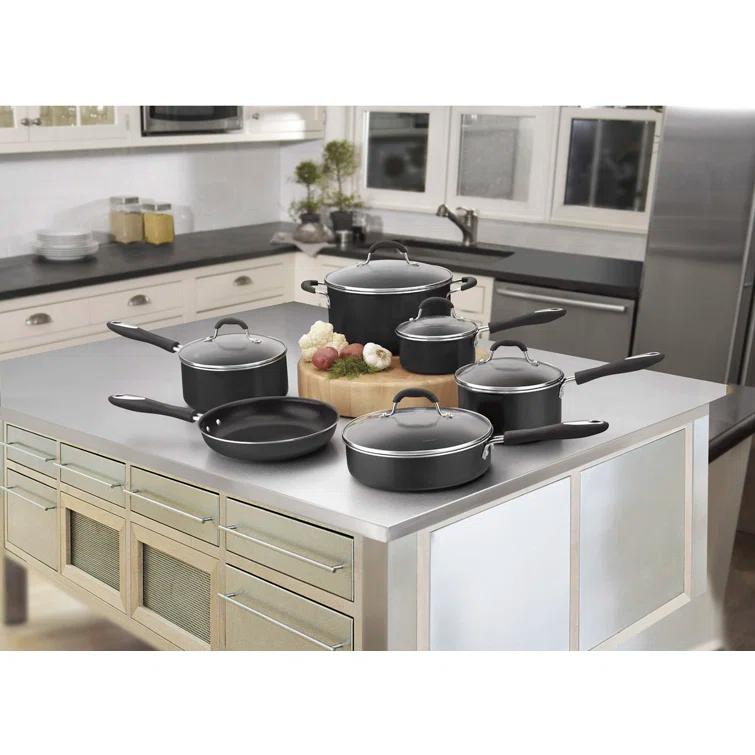 Cuisinart Advantage Non Stick 11 Pieces Aluminum Cookware Set