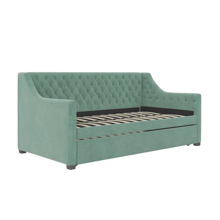 Monarch Hill Ambrosia Upholstered Daybed with Trundle