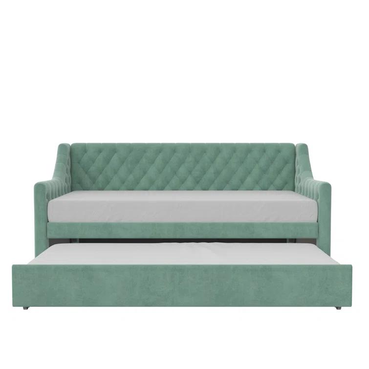 Monarch Hill Ambrosia Upholstered Daybed with Trundle