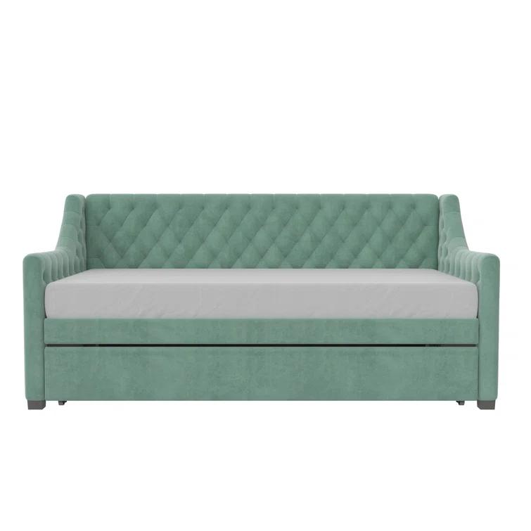 Monarch Hill Ambrosia Upholstered Daybed with Trundle