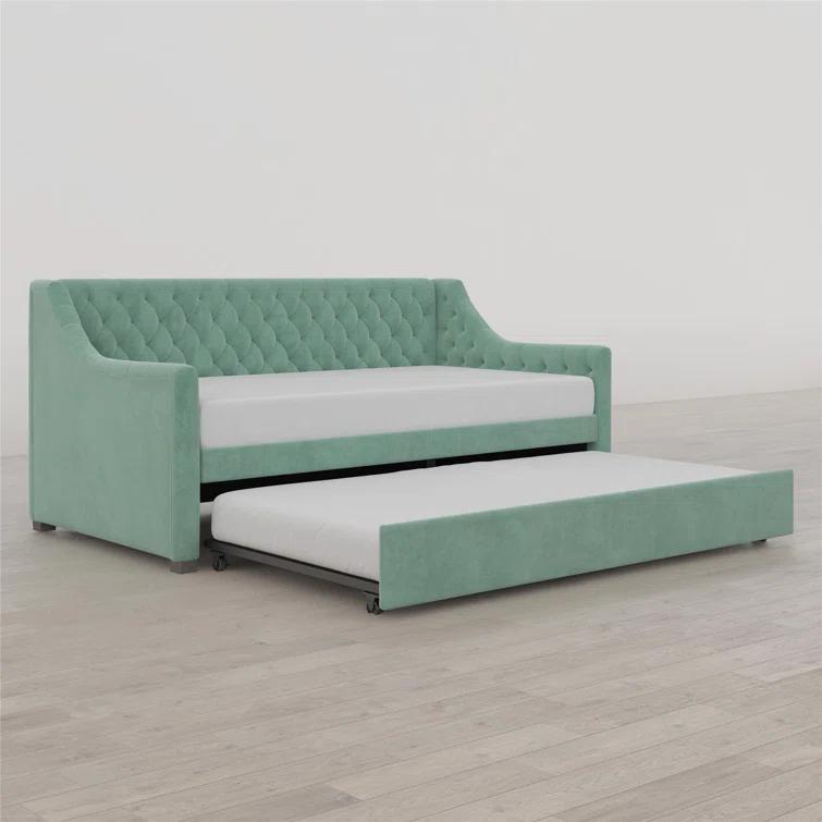 Monarch Hill Ambrosia Upholstered Daybed with Trundle