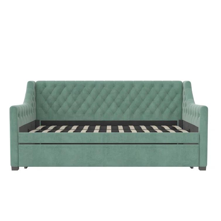 Monarch Hill Ambrosia Upholstered Daybed with Trundle
