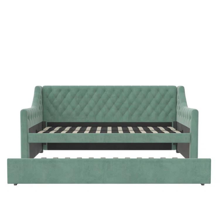 Monarch Hill Ambrosia Upholstered Daybed with Trundle