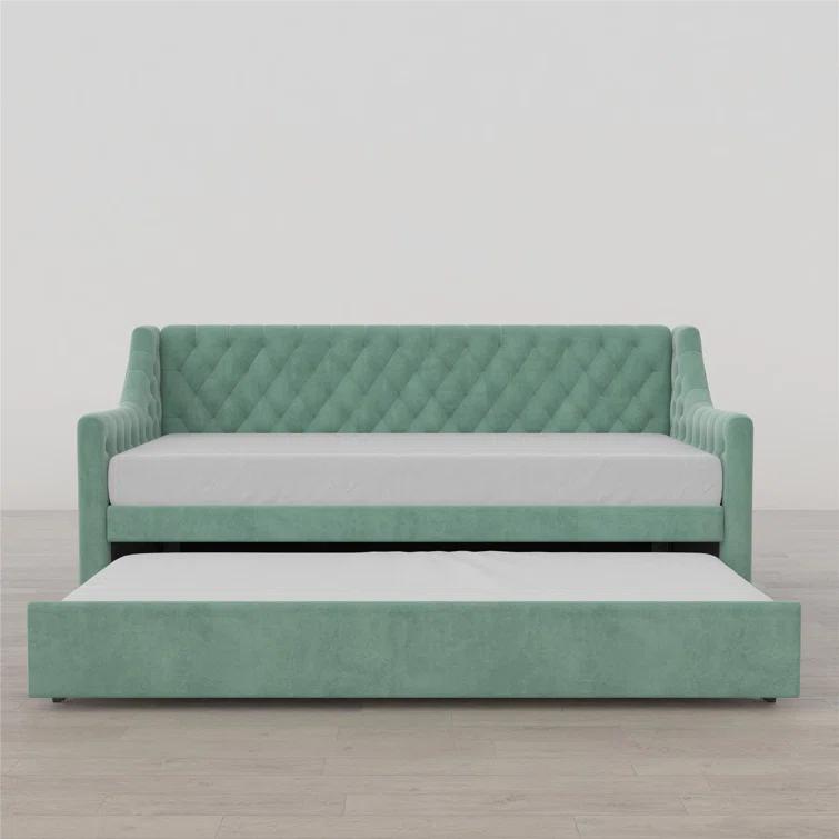 Monarch Hill Ambrosia Upholstered Daybed with Trundle