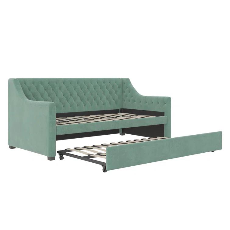 Monarch Hill Ambrosia Upholstered Daybed with Trundle