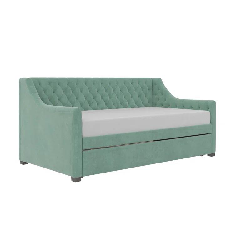Monarch Hill Ambrosia Upholstered Daybed with Trundle