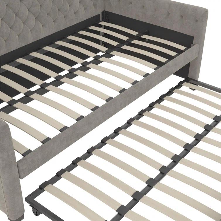 Monarch Hill Ambrosia Upholstered Daybed with Trundle