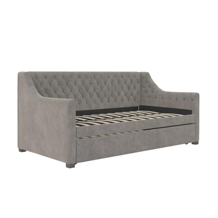 Monarch Hill Ambrosia Upholstered Daybed with Trundle