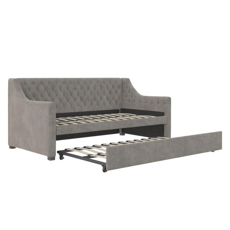 Monarch Hill Ambrosia Upholstered Daybed with Trundle