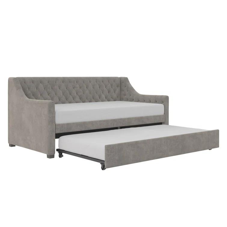 Monarch Hill Ambrosia Upholstered Daybed with Trundle