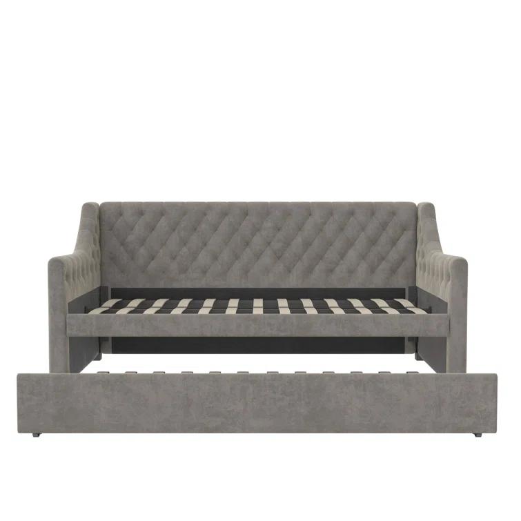 Monarch Hill Ambrosia Upholstered Daybed with Trundle