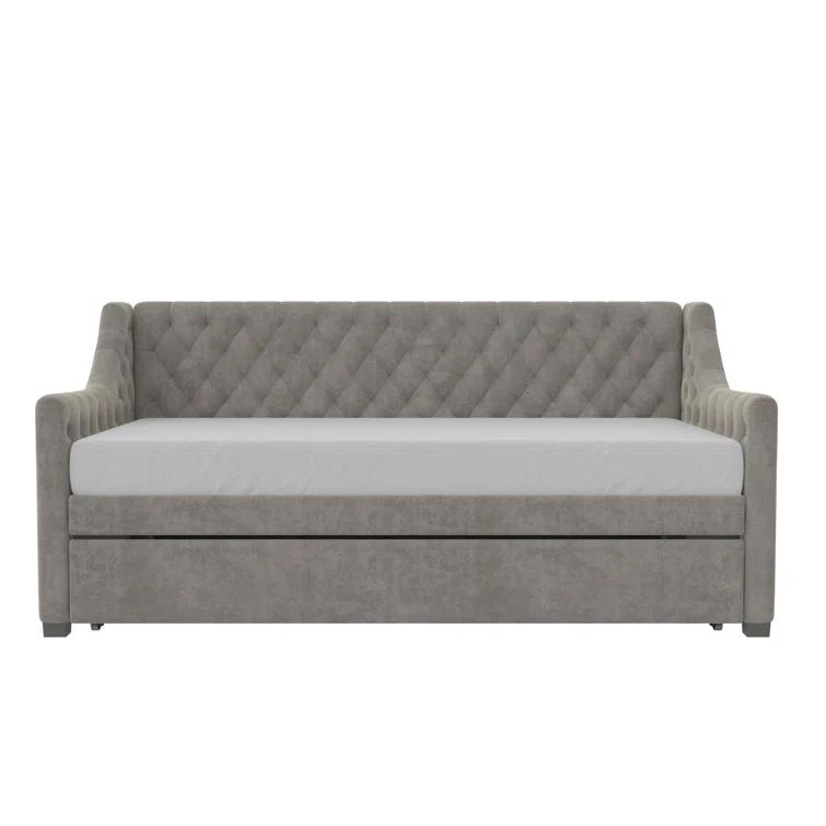 Monarch Hill Ambrosia Upholstered Daybed with Trundle
