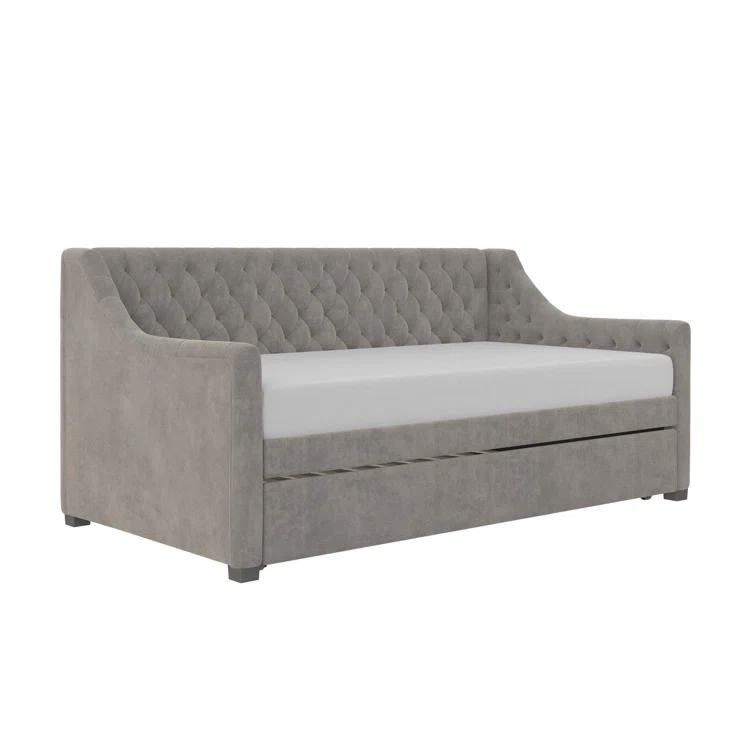 Monarch Hill Ambrosia Upholstered Daybed with Trundle