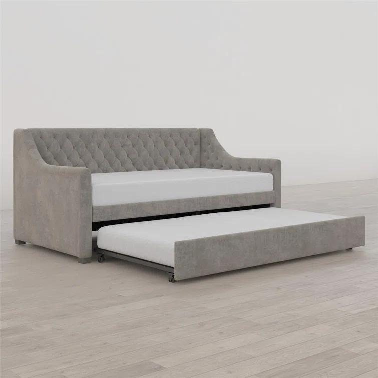 Monarch Hill Ambrosia Upholstered Daybed with Trundle
