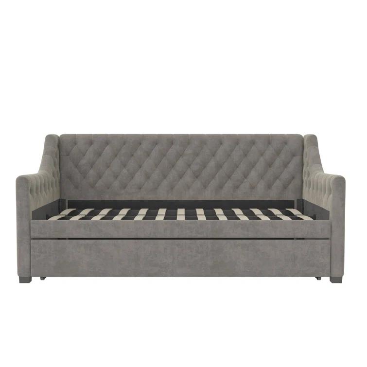 Monarch Hill Ambrosia Upholstered Daybed with Trundle