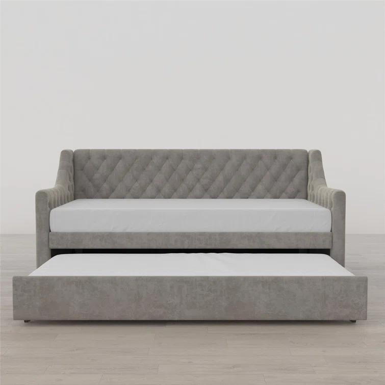Monarch Hill Ambrosia Upholstered Daybed with Trundle