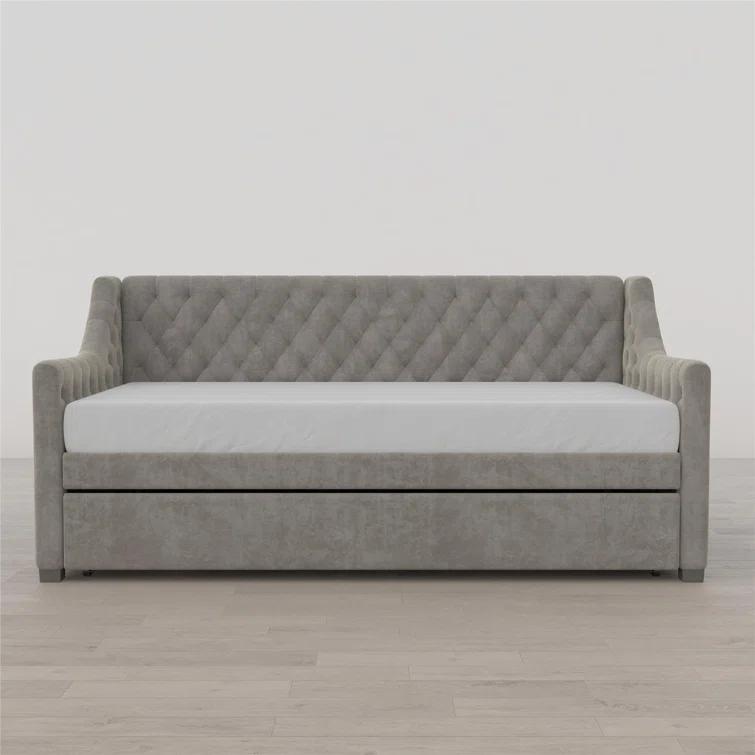 Monarch Hill Ambrosia Upholstered Daybed with Trundle