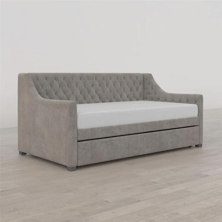 Monarch Hill Ambrosia Upholstered Daybed with Trundle