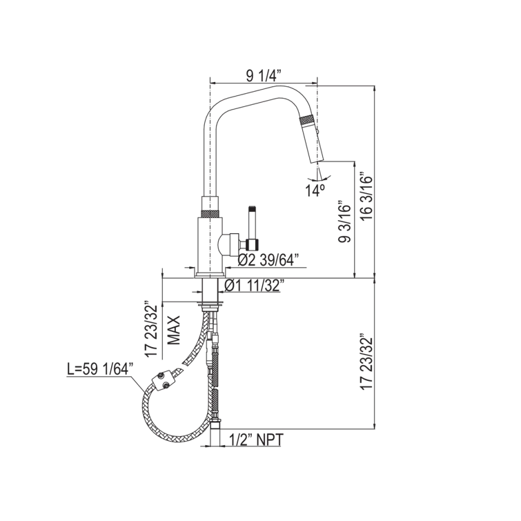 Campo Pull-Down Kitchen Faucet