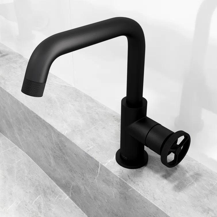Cass 9" H Single Handle Single Hole Bathroom Faucet