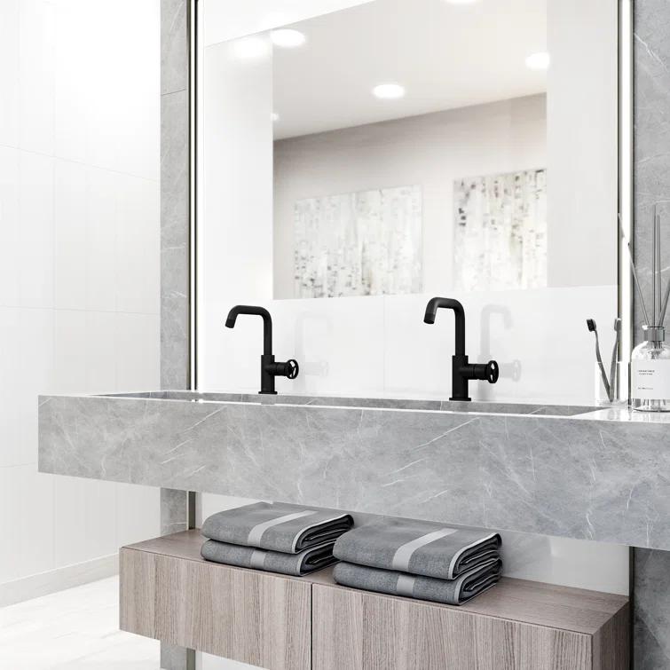 Cass 9" H Single Handle Single Hole Bathroom Faucet