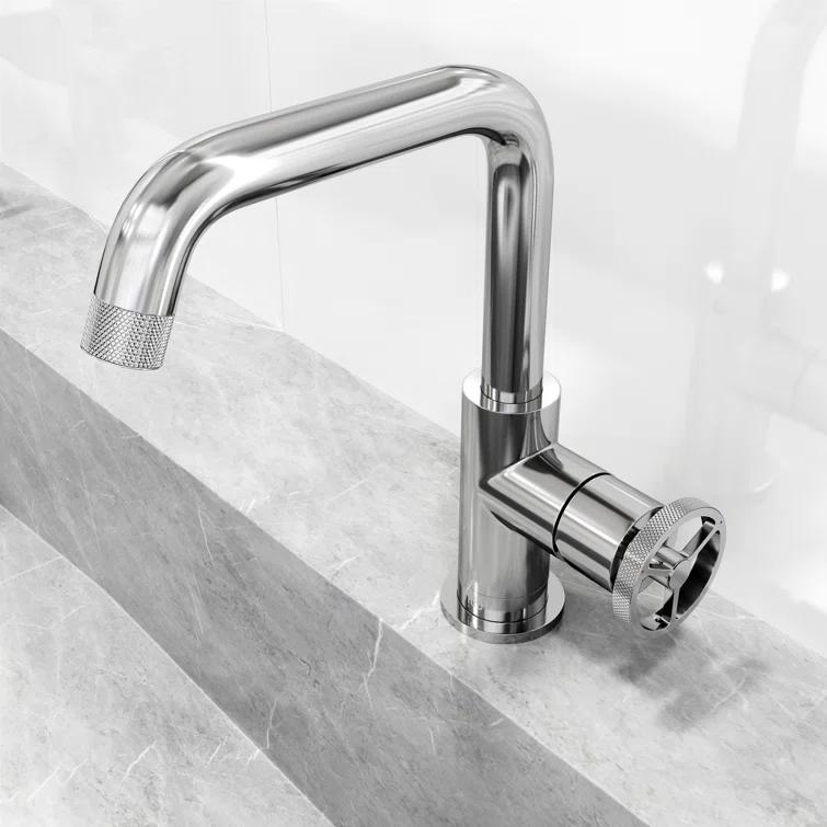 Cass 9" H Single Handle Single Hole Bathroom Faucet