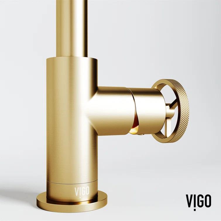 Cass 9" H Single Handle Single Hole Bathroom Faucet