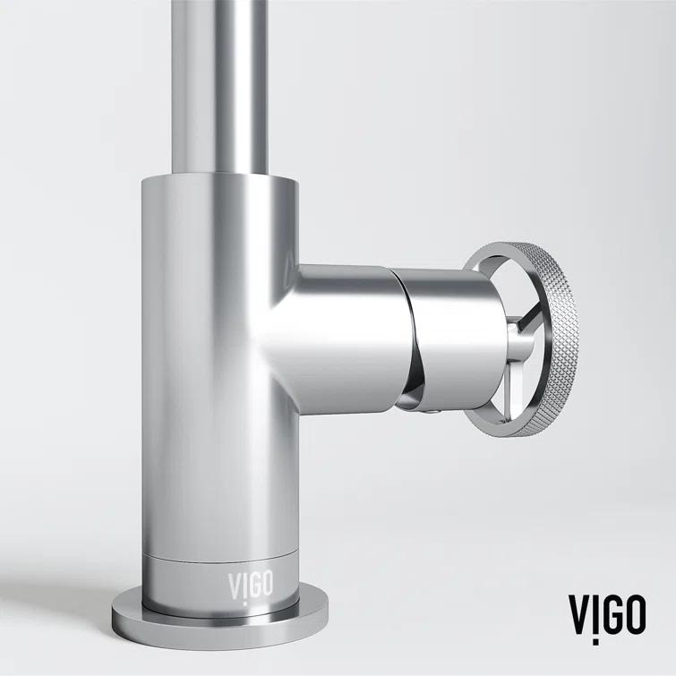 Cass 9" H Single Handle Single Hole Bathroom Faucet