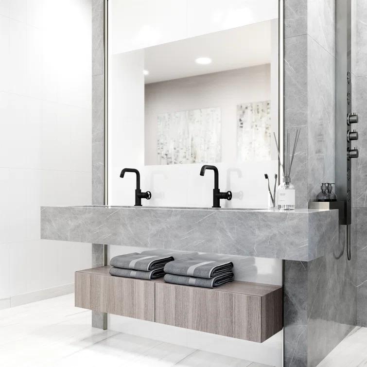 Cass 9" H Single Handle Single Hole Bathroom Faucet