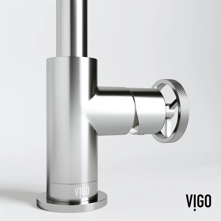 Cass 9" H Single Handle Single Hole Bathroom Faucet