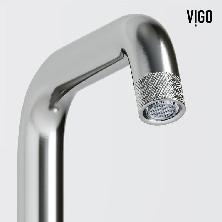 Cass 9" H Single Handle Single Hole Bathroom Faucet