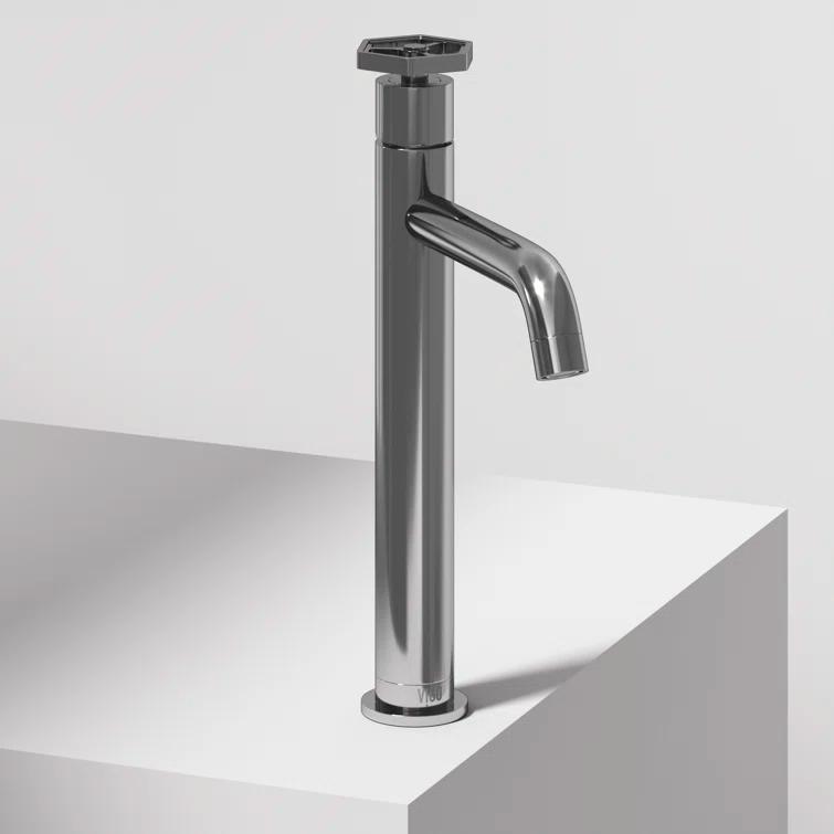 Ruxton 12" H Single Handle Vessel Sink Bathroom Faucet