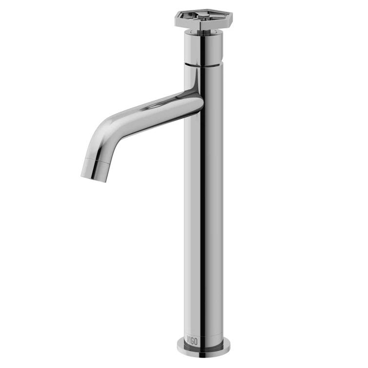 Ruxton 12" H Single Handle Vessel Sink Bathroom Faucet