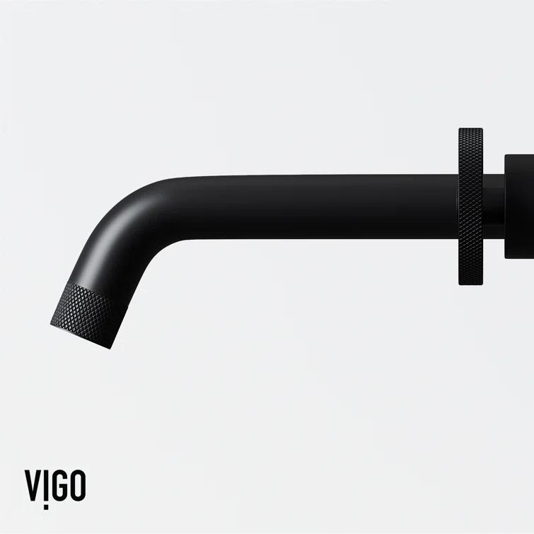 Cass 3" H Two Handle WaterSense Wall Mount Bathroom Faucet