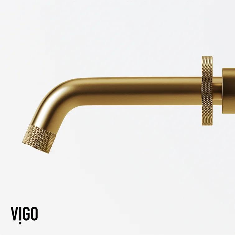 Cass 10" W Two Handle WaterSense Wall Mount Bathroom Faucet