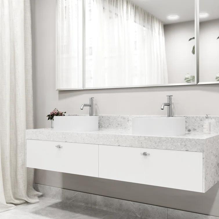 Ruxton 12" H Single Handle Vessel Sink Bathroom Faucet