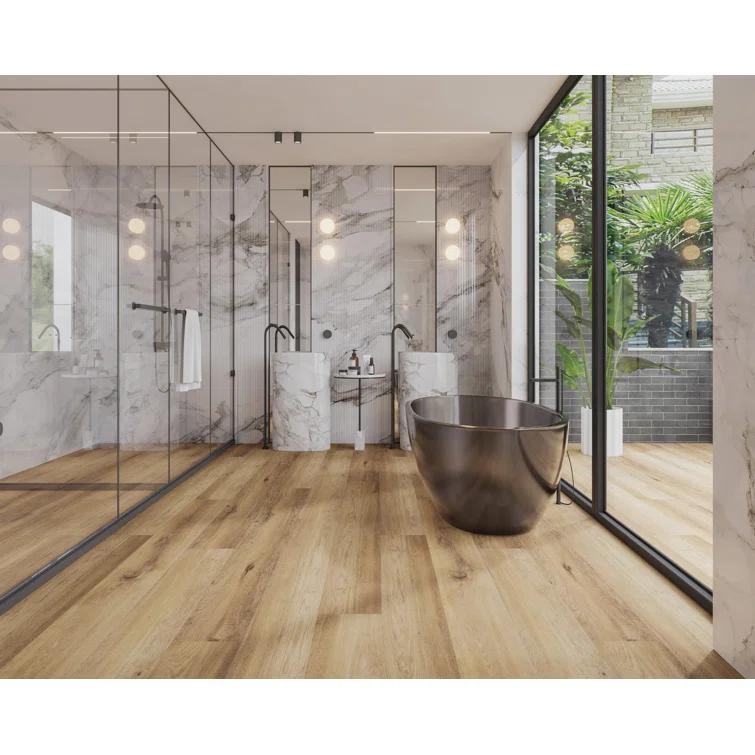 Montserrat 9" x 60" x 8mm Oak Click Lock SPC Luxury Vinyl Plank