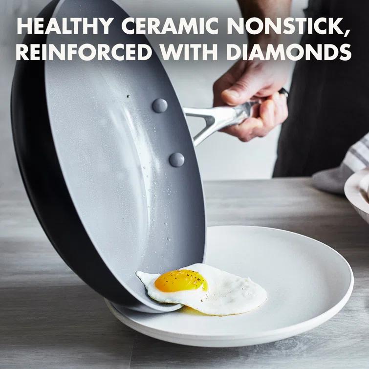 GreenPan GreenPan Valencia Pro Healthy Ceramic Nonstick Hard-Anodized Aluminum Frying Pan