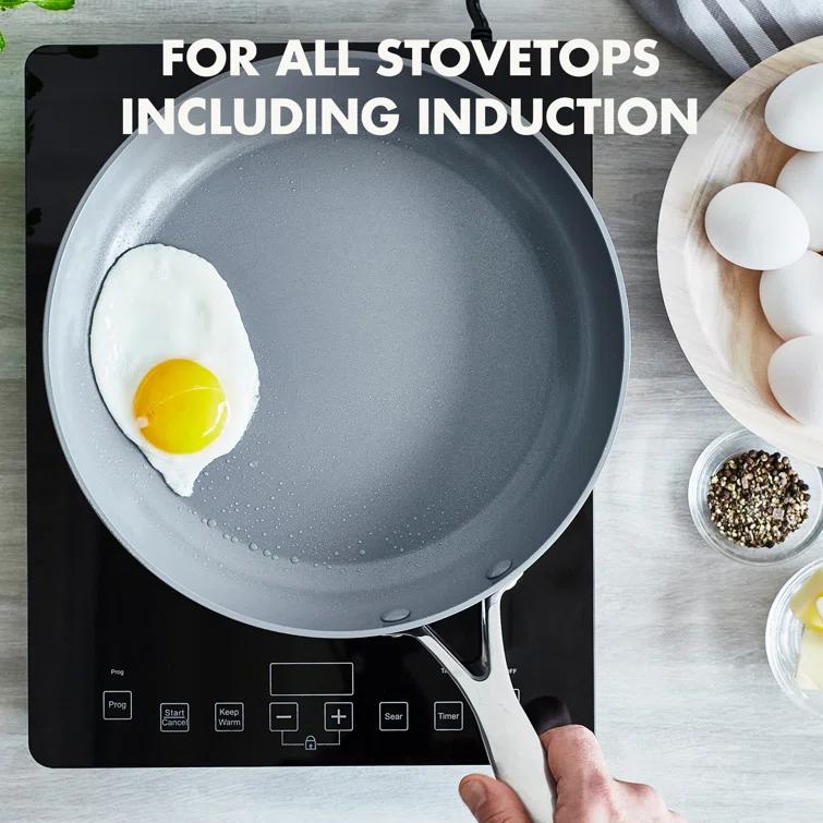 GreenPan GreenPan Valencia Pro Healthy Ceramic Nonstick Hard-Anodized Aluminum Frying Pan