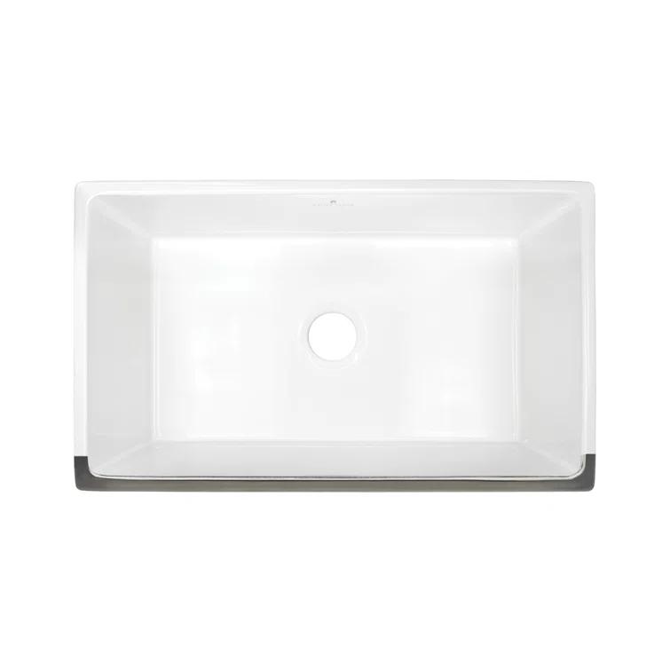 30" L X 17.75" W Farmhouse/Apron Kitchen Sink