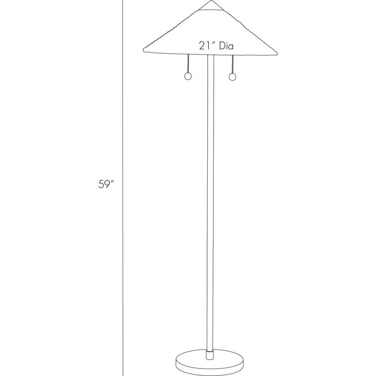 Terrace Floor Lamp by Arteriors - Natural