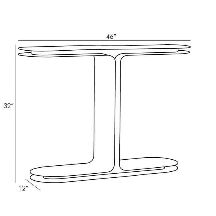 Alberto Console Table by Arteriors