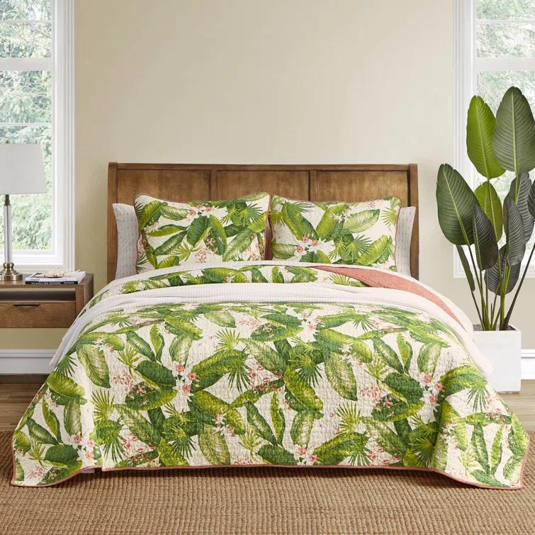 Tommy Bahama Home Tommy Bahama Aregada Dock Cotton Reversible Quilt Set