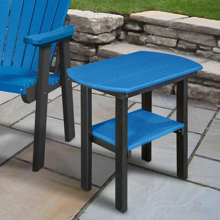 Hubert Oval Outdoor Side Table