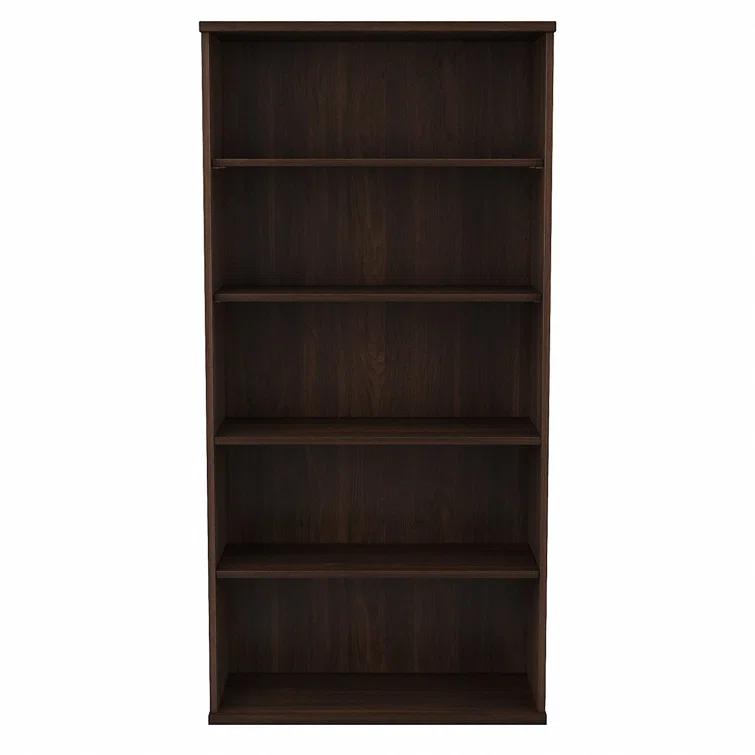 Bush Business Furniture Hybrid Tall 5 Shelf Bookcase