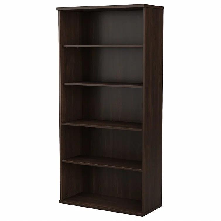 Bush Business Furniture Hybrid Tall 5 Shelf Bookcase