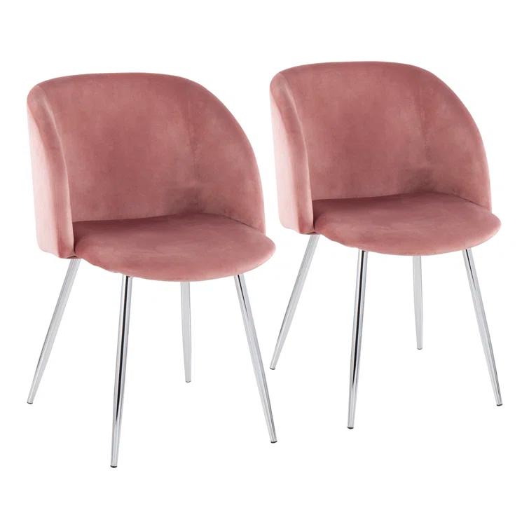 Terrance 18.5'' H Velvet Upholstered Parsons Chair