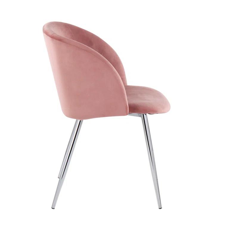Terrance 18.5'' H Velvet Upholstered Parsons Chair