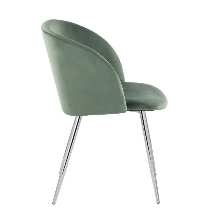 Terrance 18.5'' H Velvet Upholstered Parsons Chair