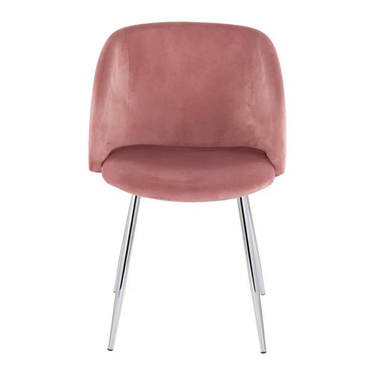 Terrance 18.5'' H Velvet Upholstered Parsons Chair